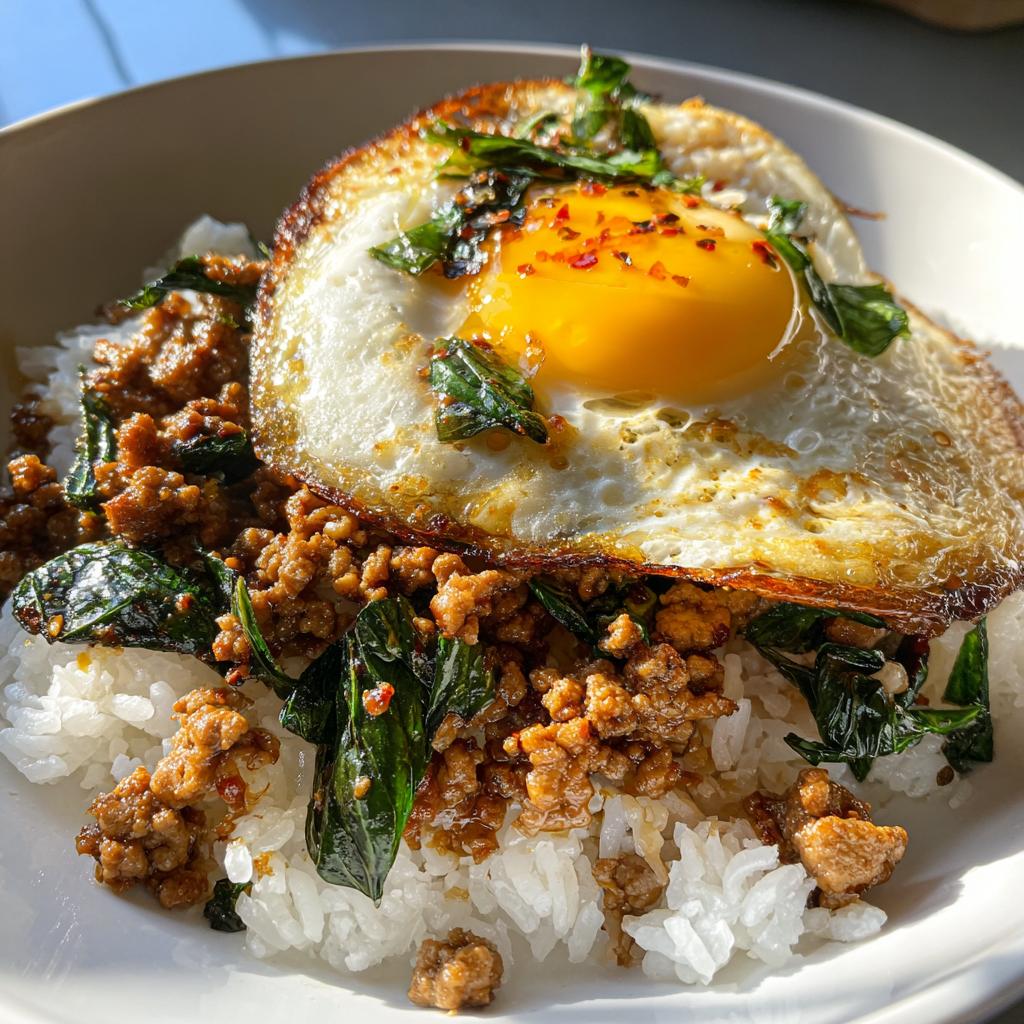 pad kra pao - detail 1