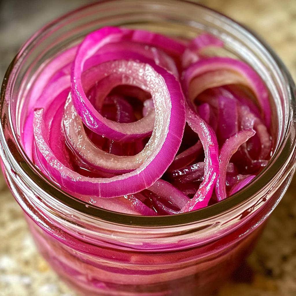 pickled red onions