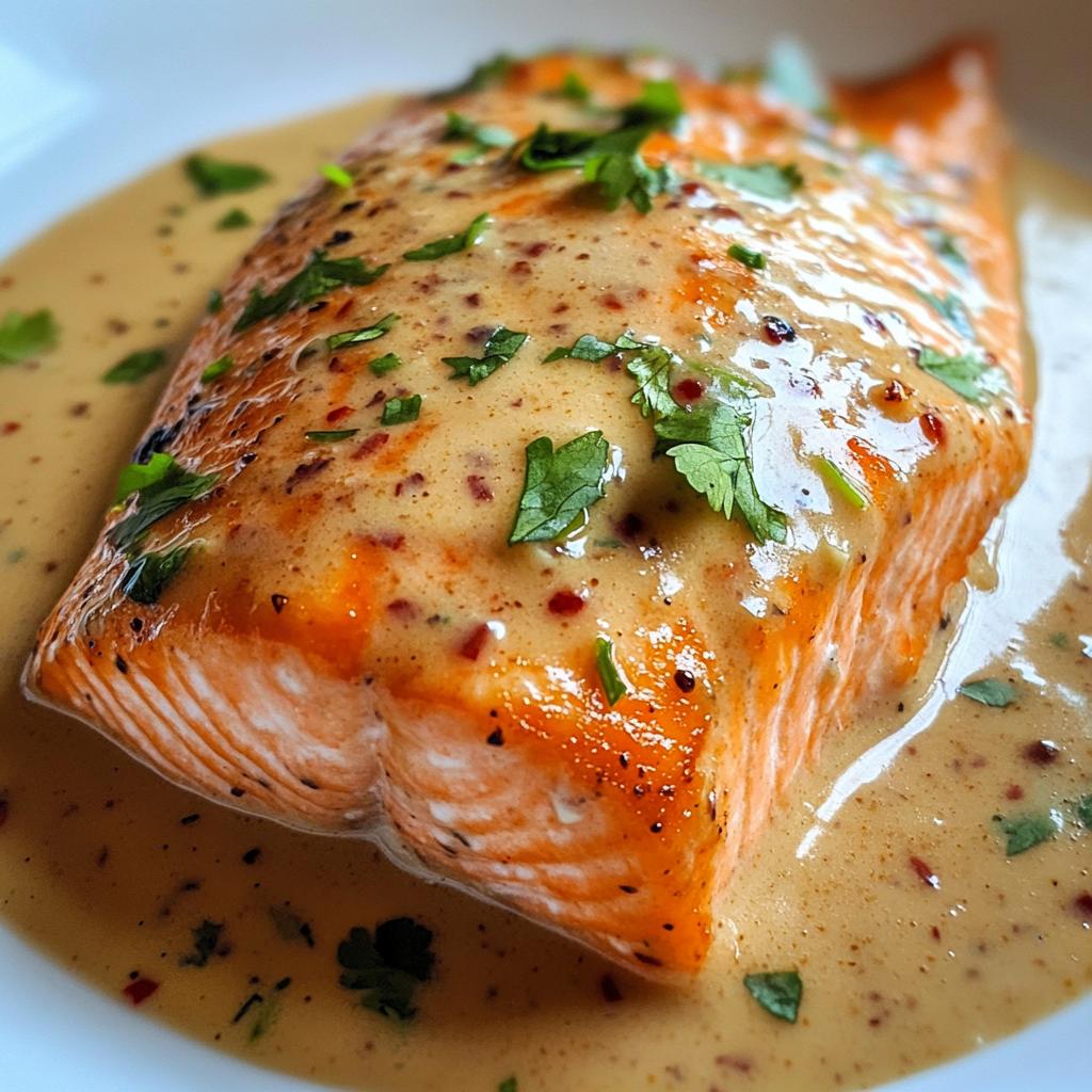 poached salmon in coconut lime sauce