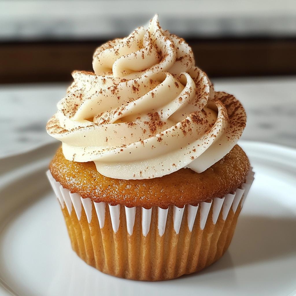 pumpkin cupcakes with cream cheese frosting recipe - detail 1