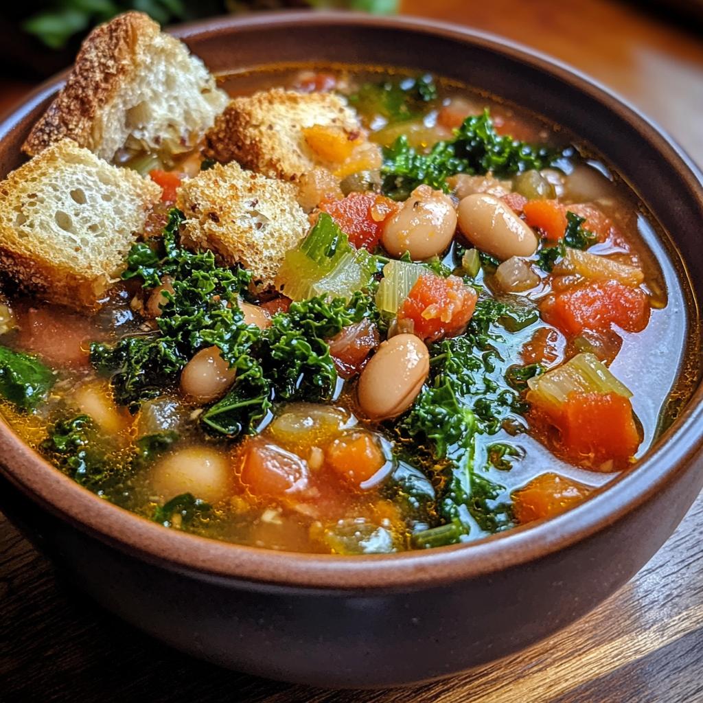 ribollita hearty tuscan bread and vegetable soup recipe - detail 1