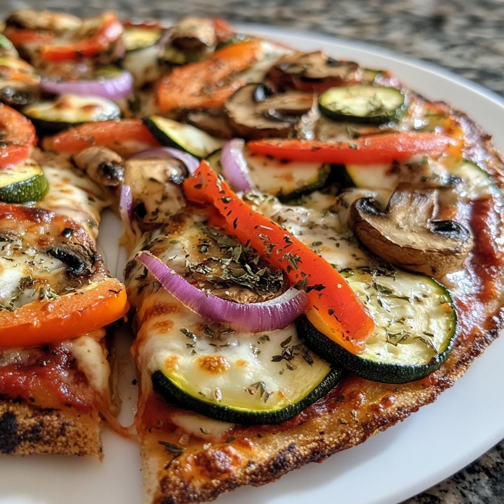 roasted vegetable whole wheat pizza recipe - detail 1