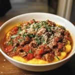 sausage ragu polenta bowls recipe