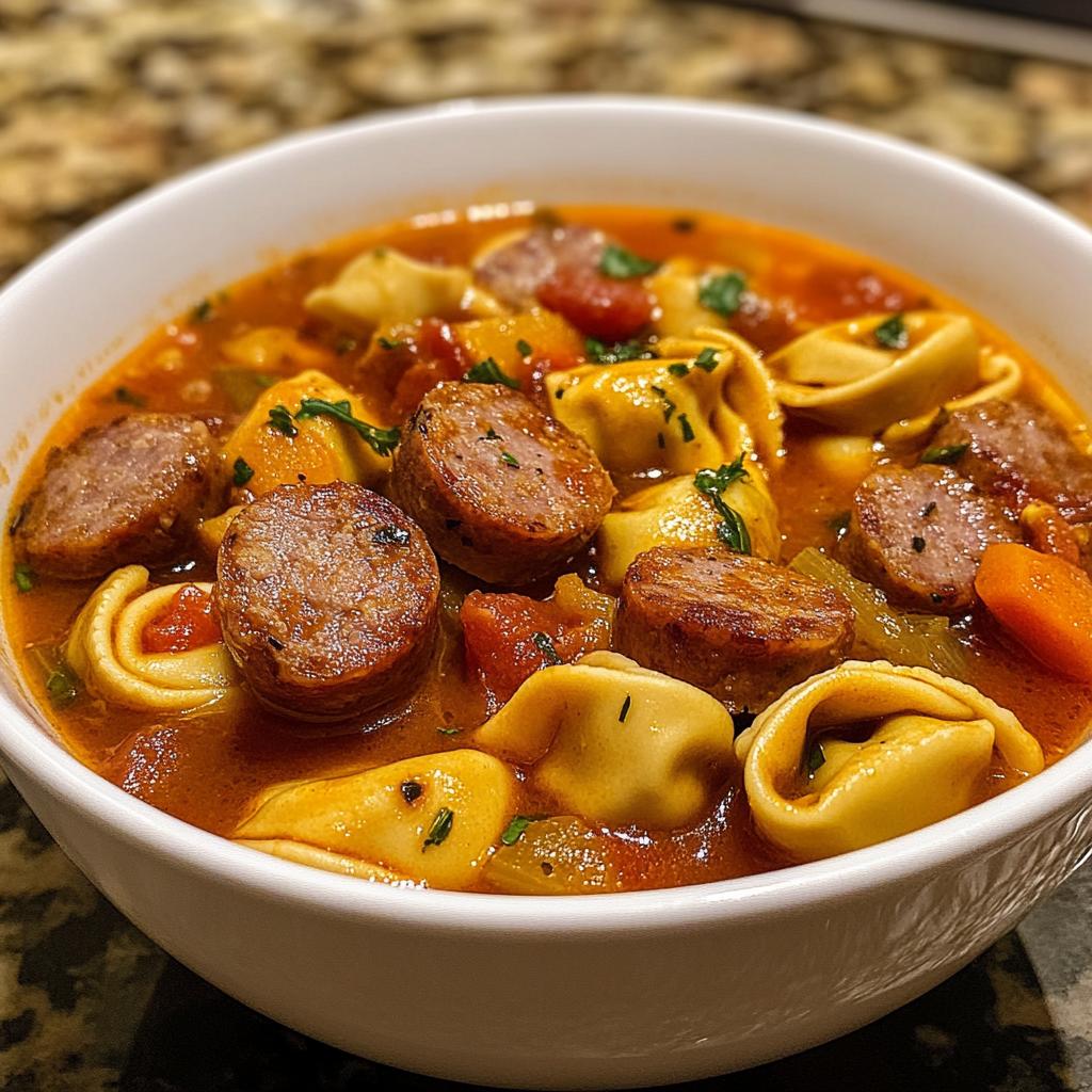 sausage tortellini soup recipe
