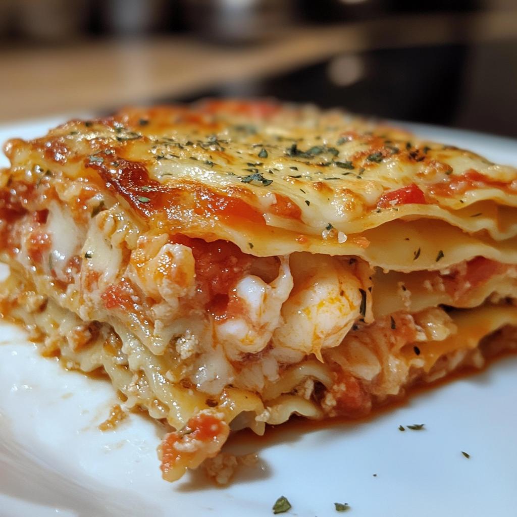seafood lasagna