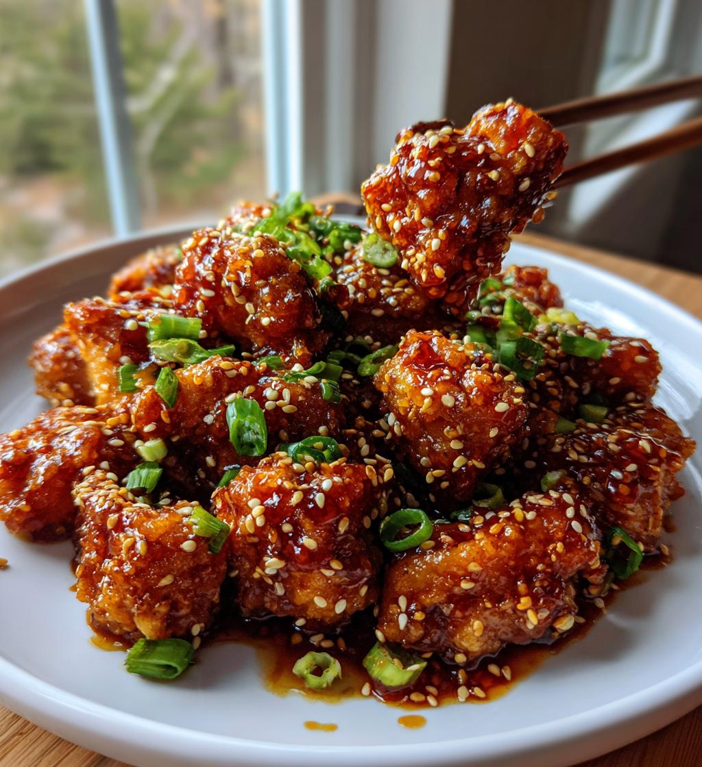 sesame chicken recipe - detail 1