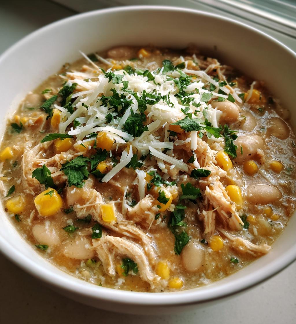 slow cooker white chicken chili recipe
