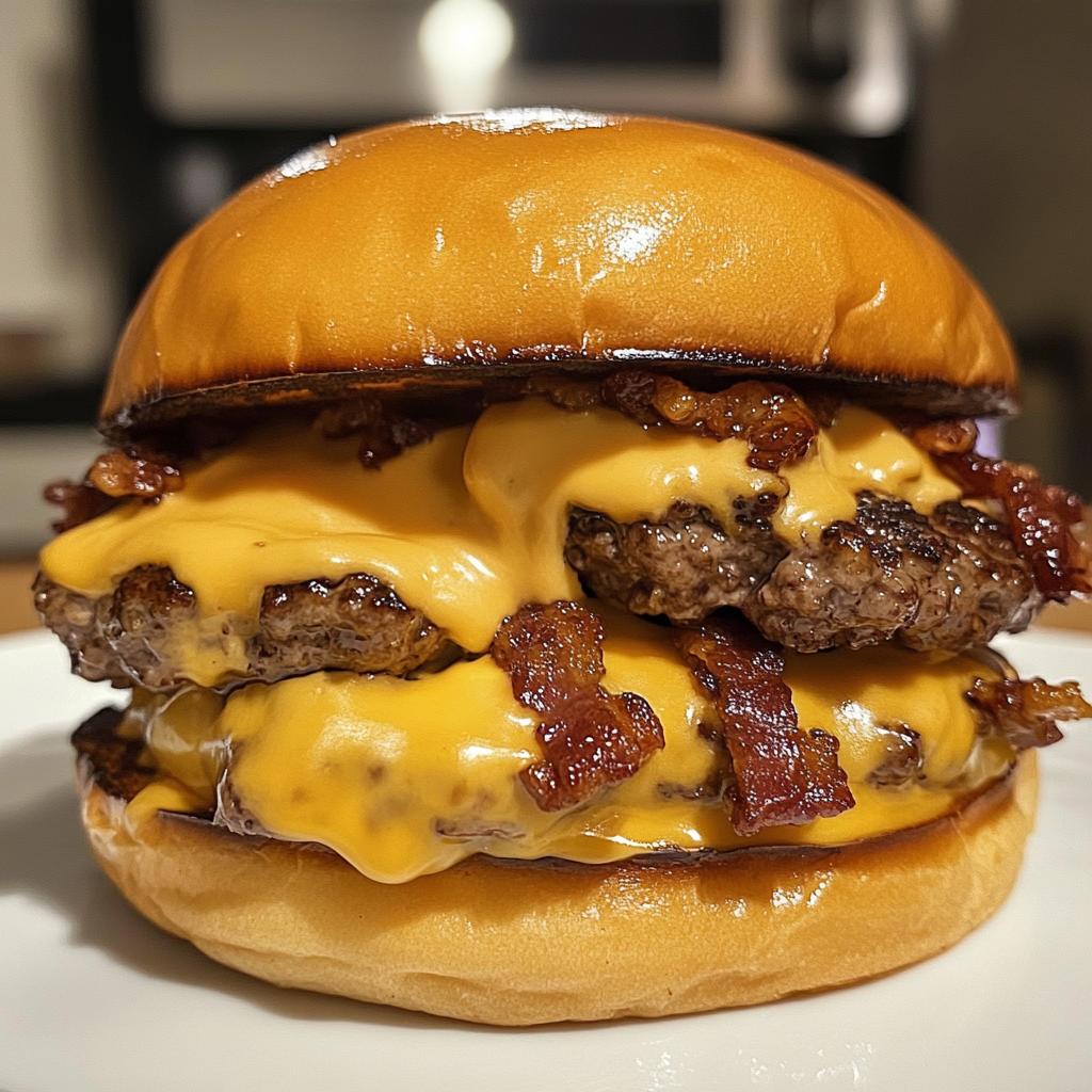 smash burgers with baconnaise sauce