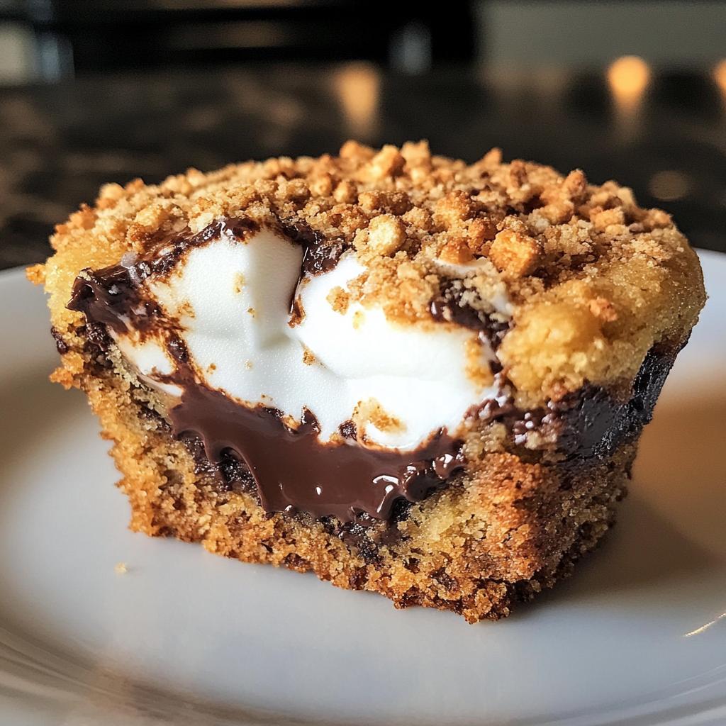 smores cookie cups recipe