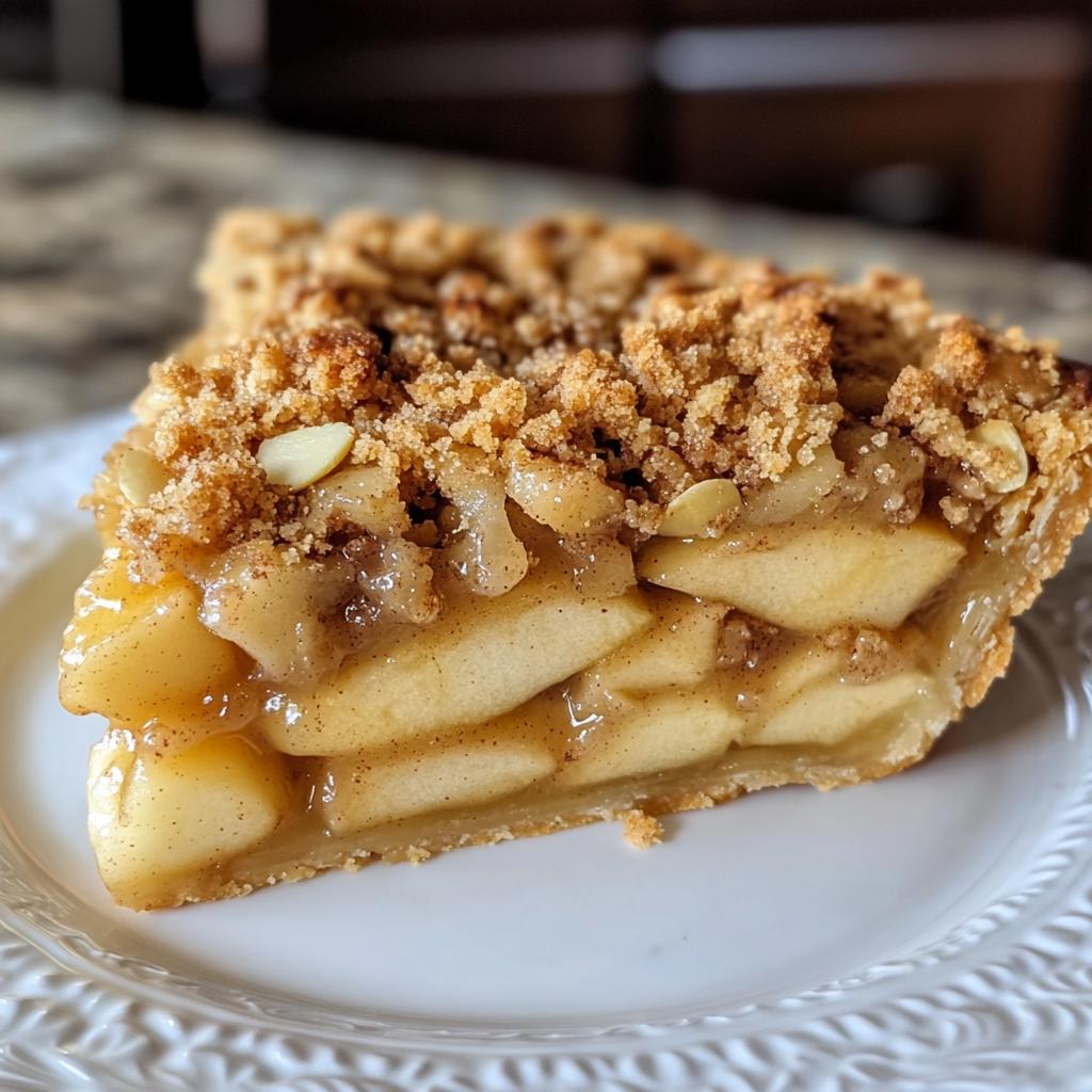 sour cream apple pie with streusel topping recipe