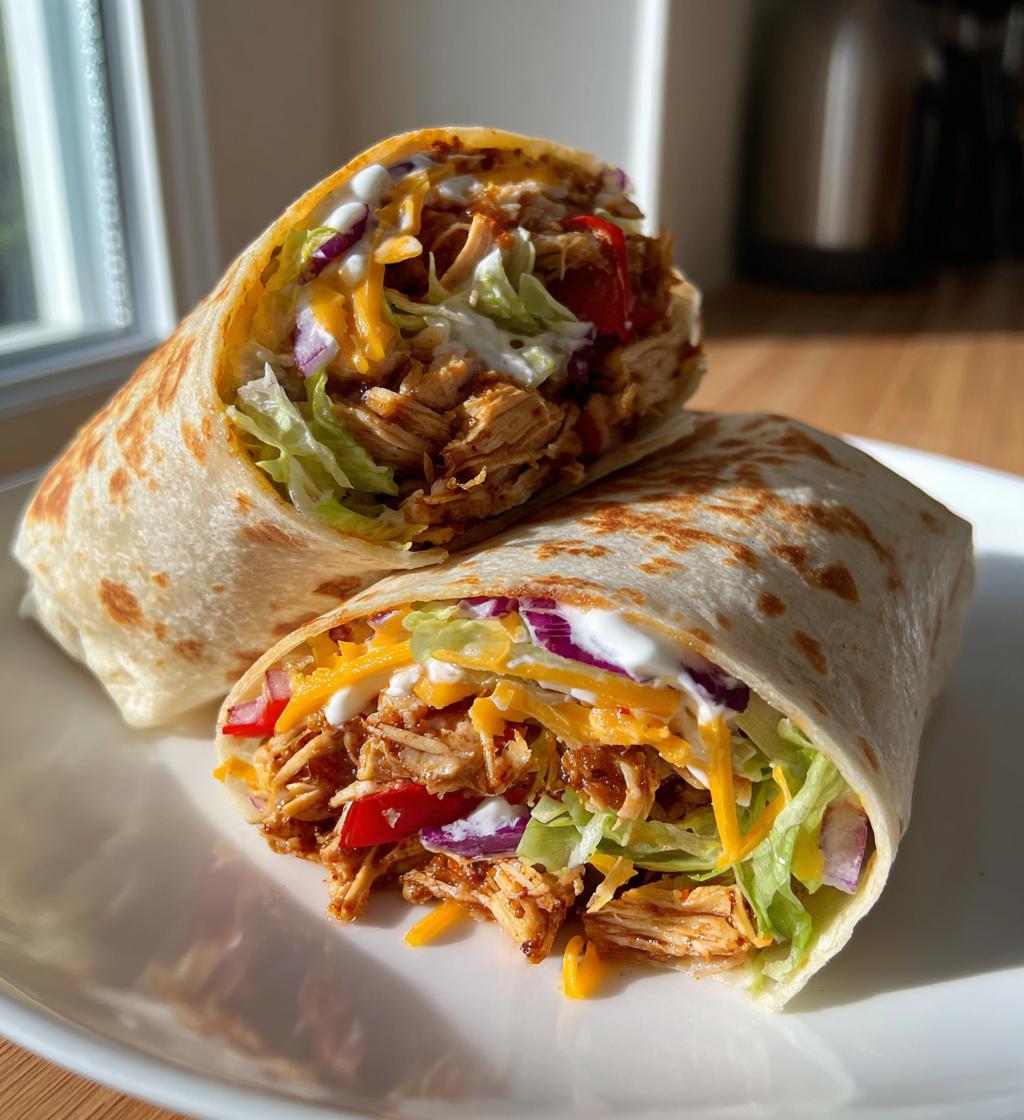 southwest chicken wrap 2 - detail 1