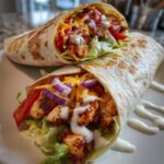 southwest chicken wrap 2