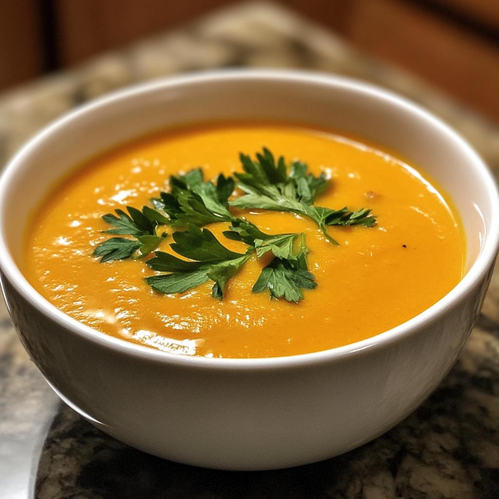 spooky halloween carrot soup recipe