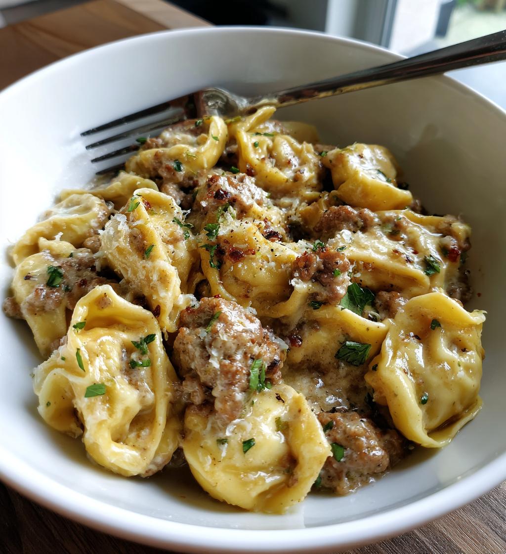 tortellini with sausage and mascarpone recipe