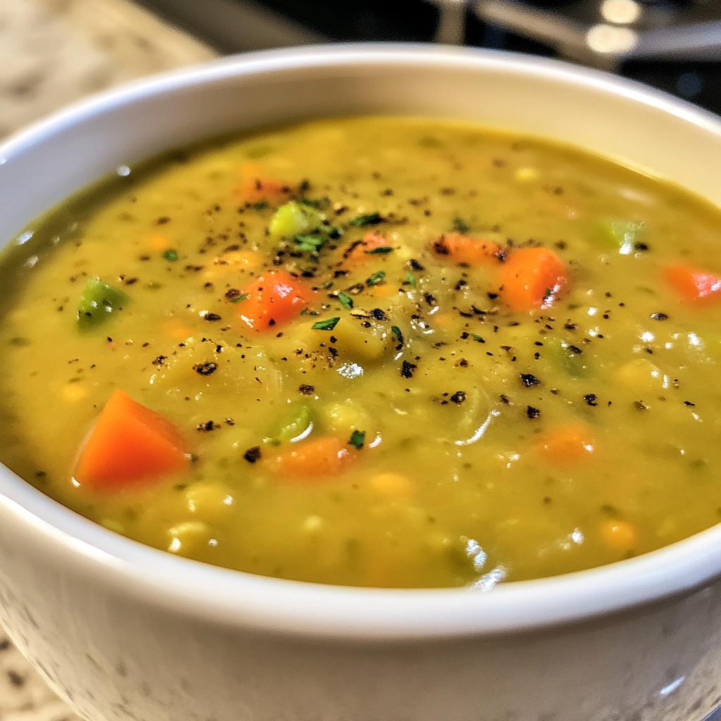 vegan split pea soup recipe