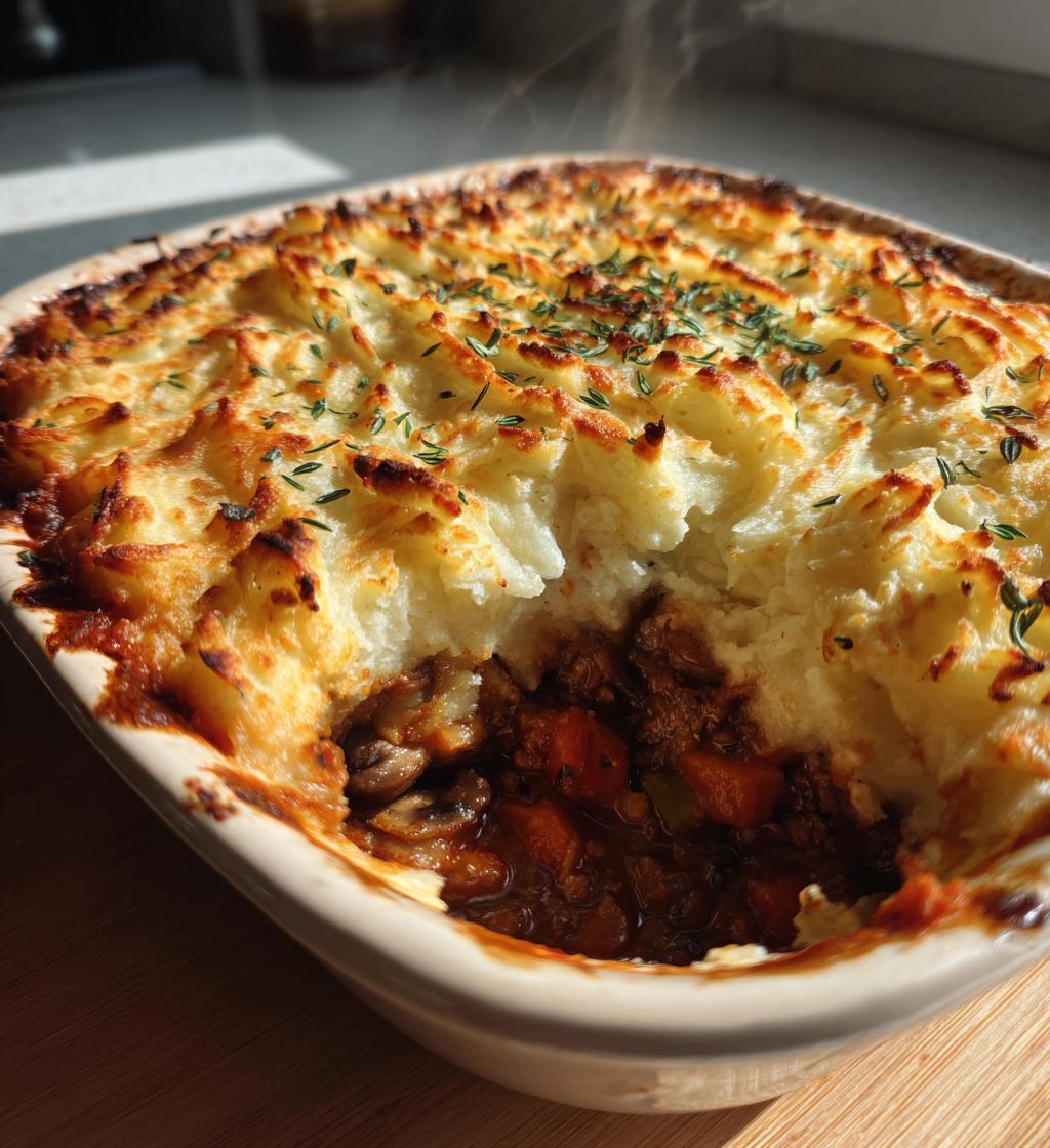 vegetarian shepherds pie recipe - detail 1