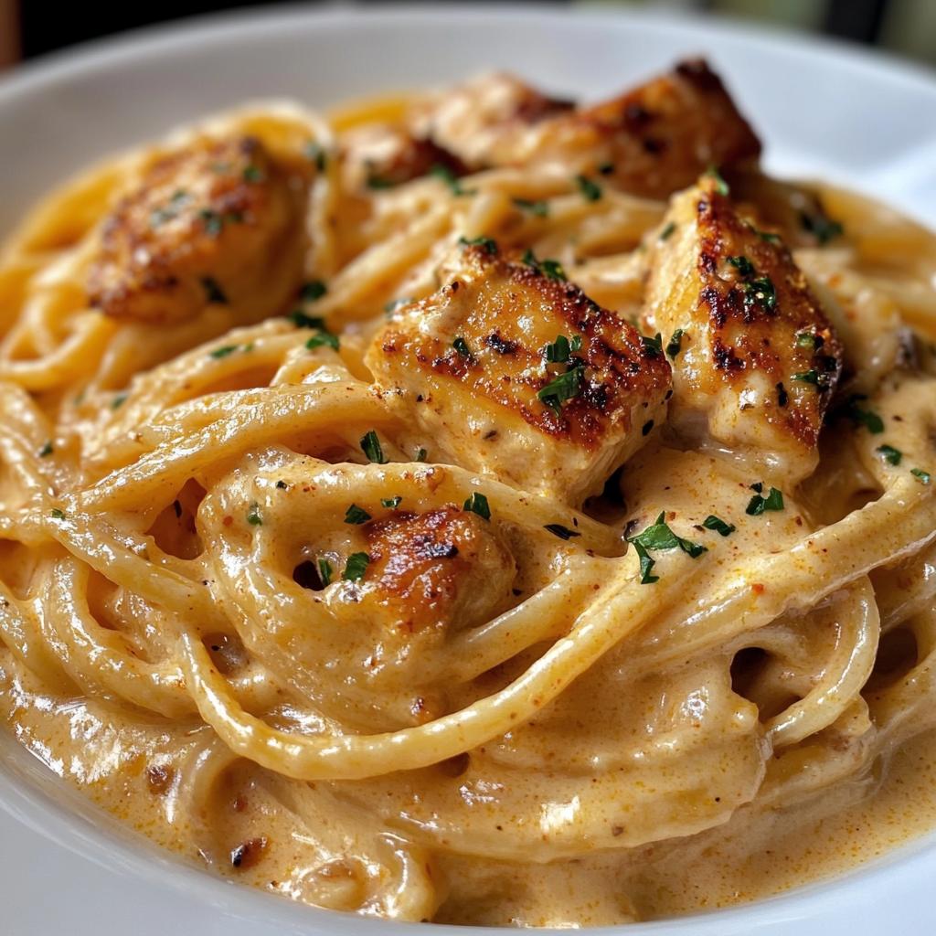 velveeta chicken linguine with spicy cajun alfredo