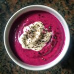 Bietensoep met room