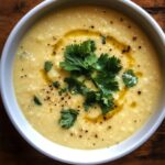 Bloemkoolsoep met curryolie