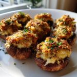 Champignons gevuld met brie