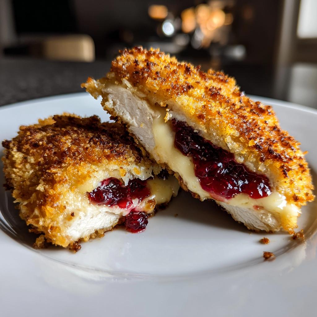 Cordon bleu met brie en cranberry - detail 1