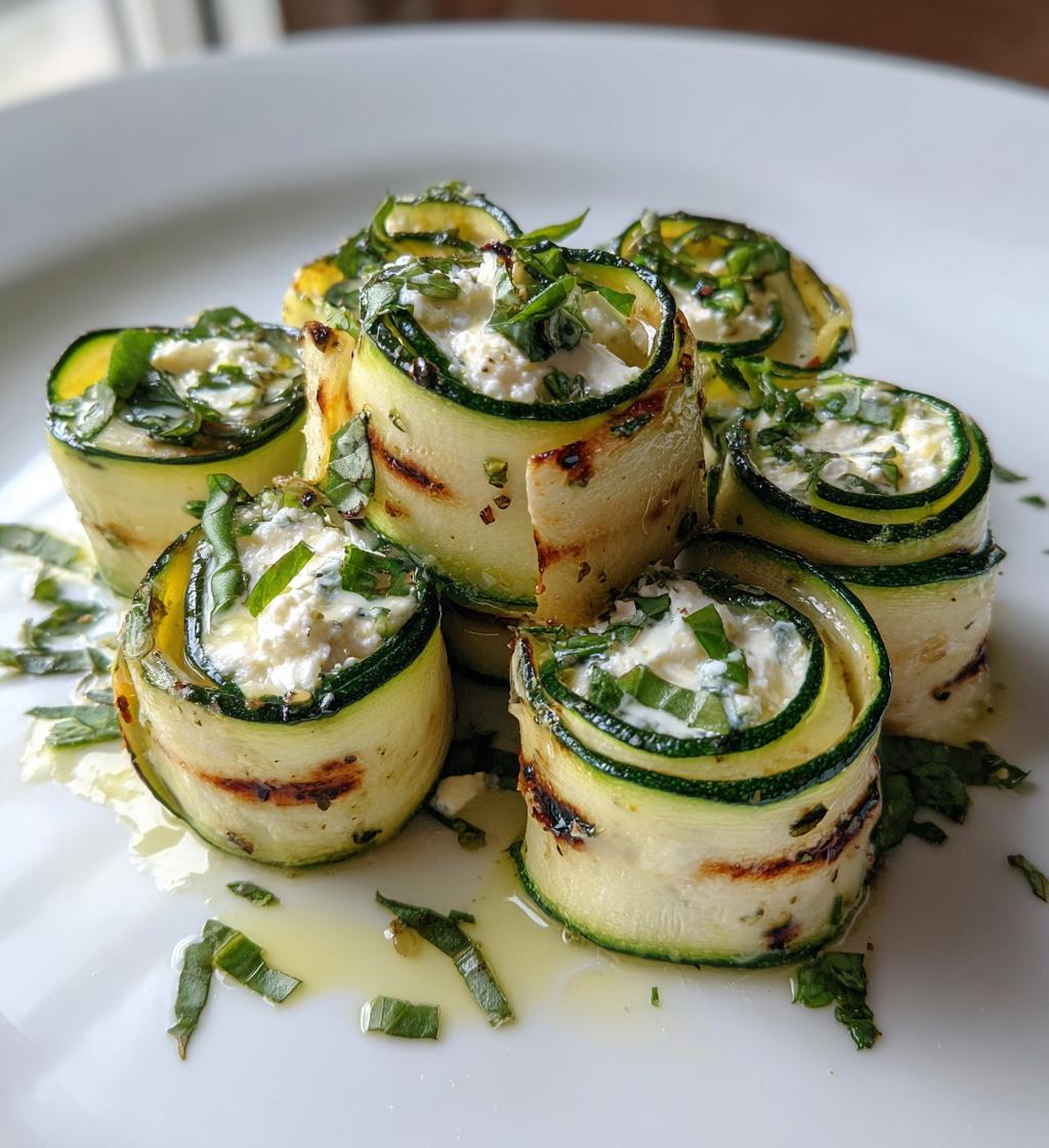 Courgetterolletjes met ricotta - detail 1