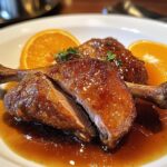 Eendenconfit met sinaasappel
