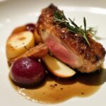 Eendenlever met appelcompote