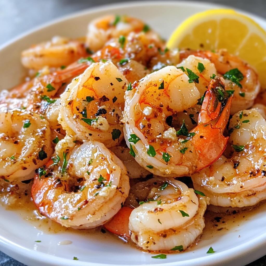 Gamba’s met knoflookboter