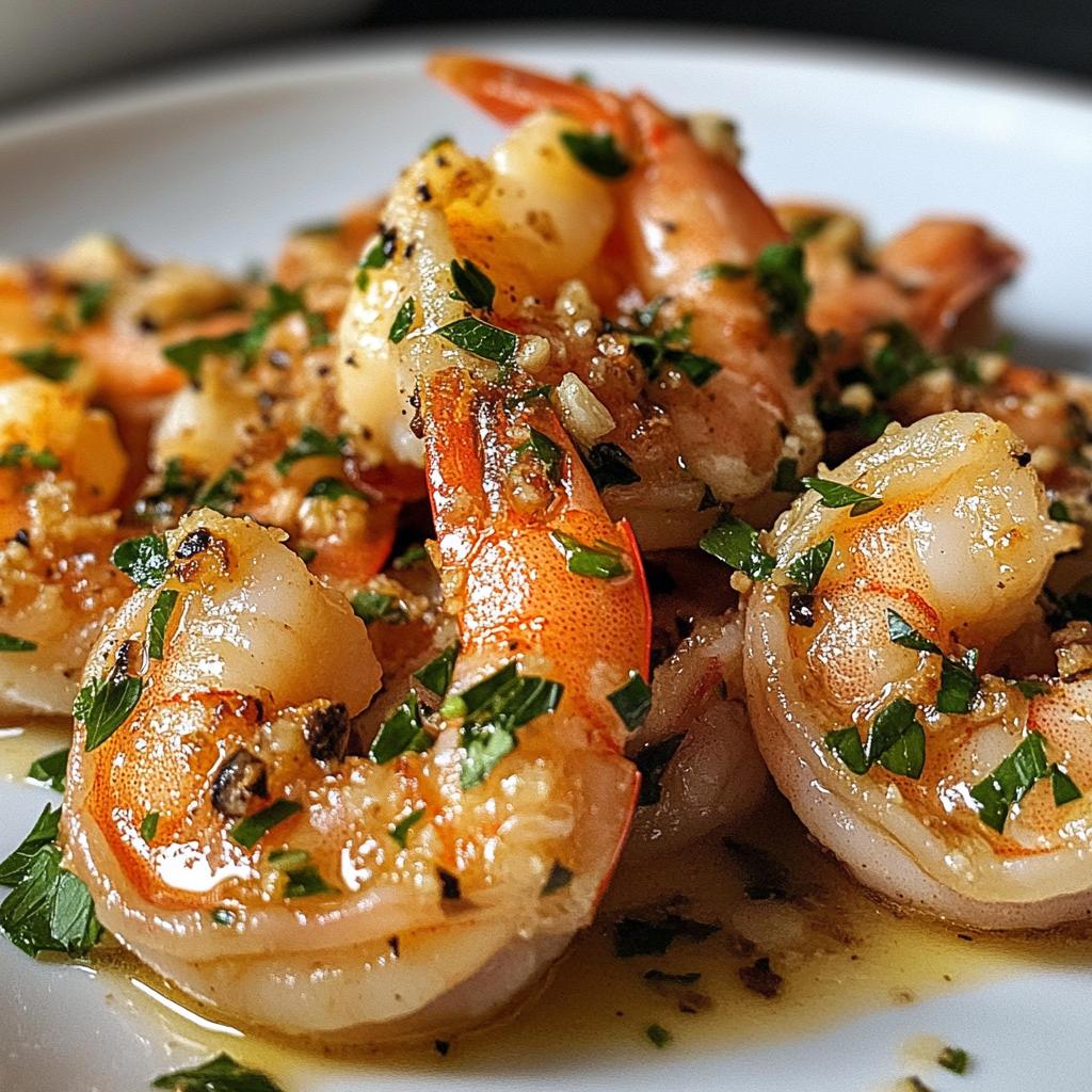 Gebakken gamba’s met knoflookboter - detail 1