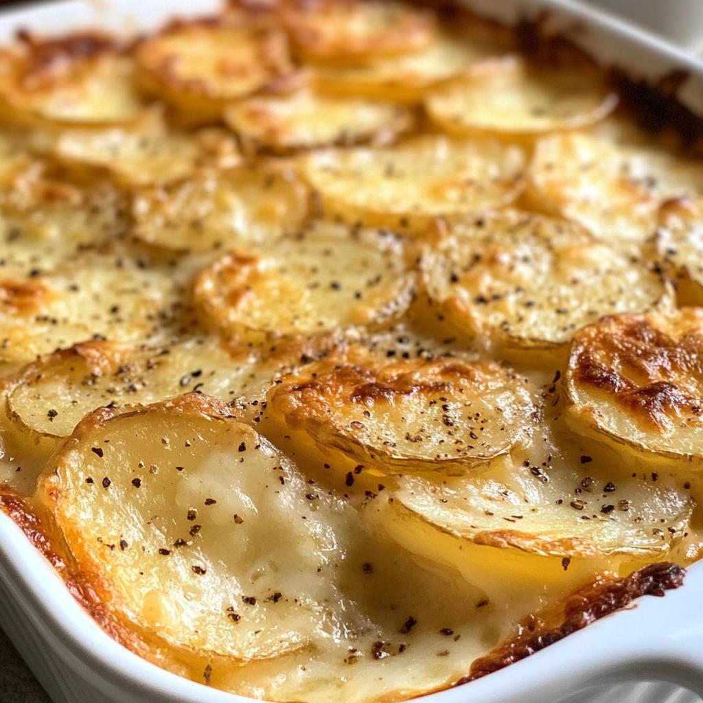 Gegratineerde aardappelen met room - detail 1