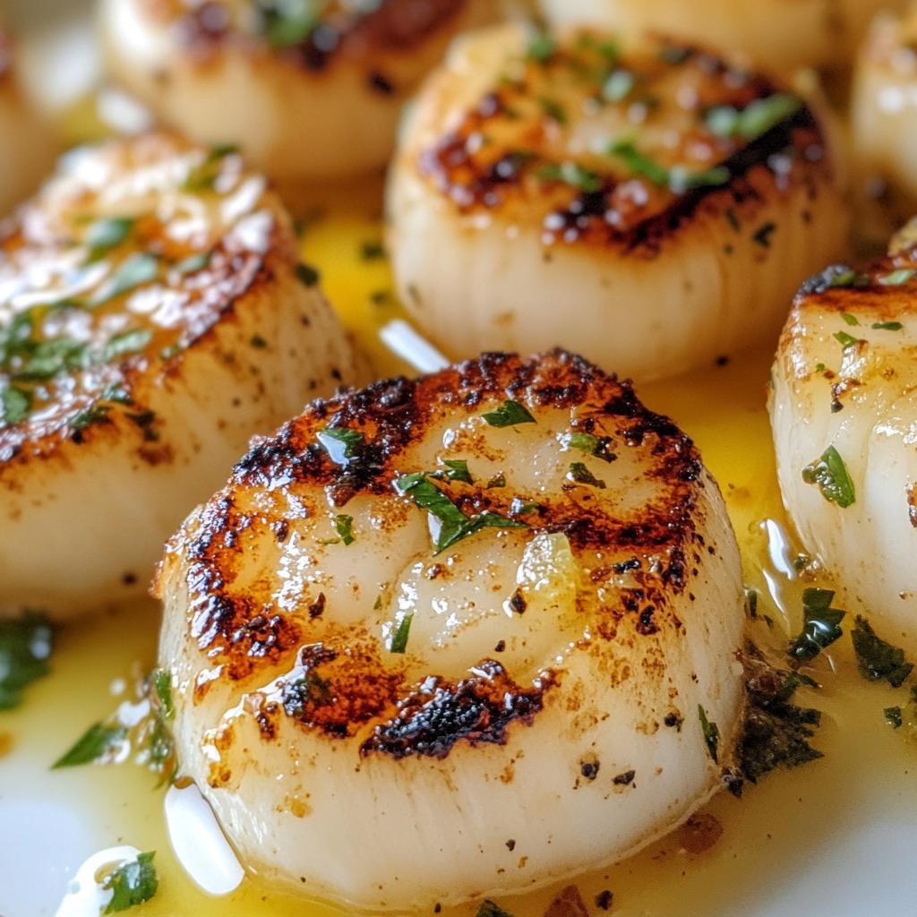 Gegrilde coquilles met limoen