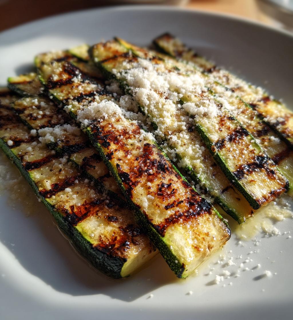 Gegrilde courgette met pecorino