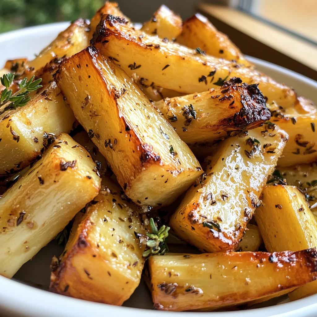 Geroosterde pastinaak met tijm