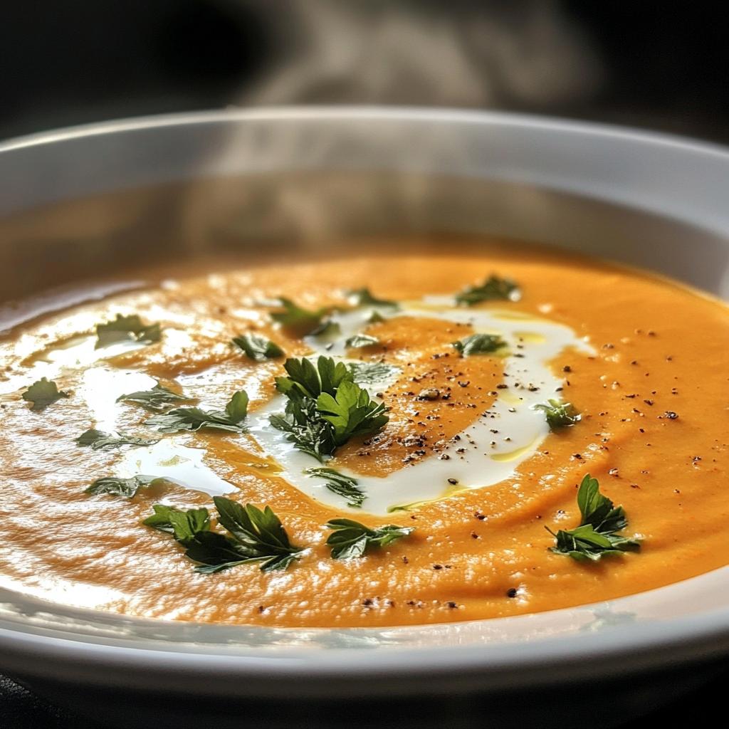 Geroosterde wortelsoep - detail 1