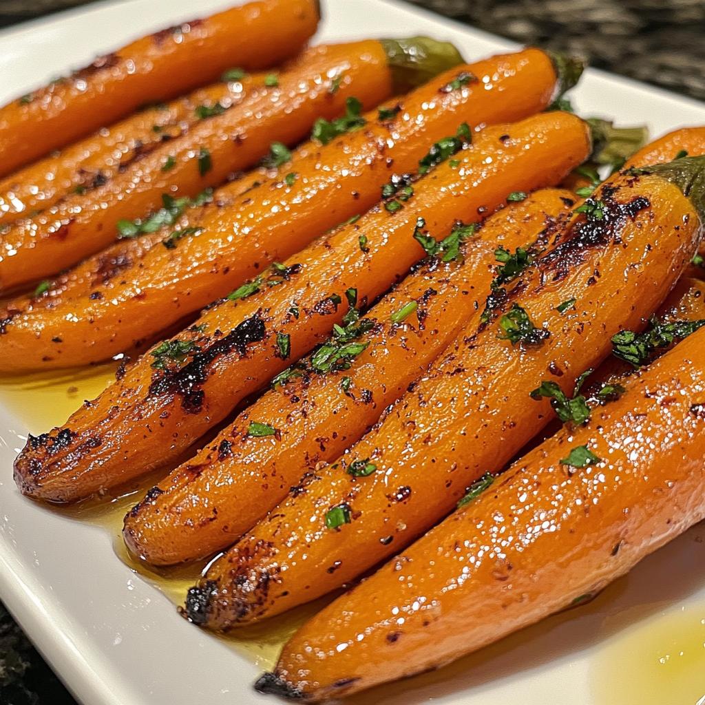 Geroosterde worteltjes met honing - detail 1