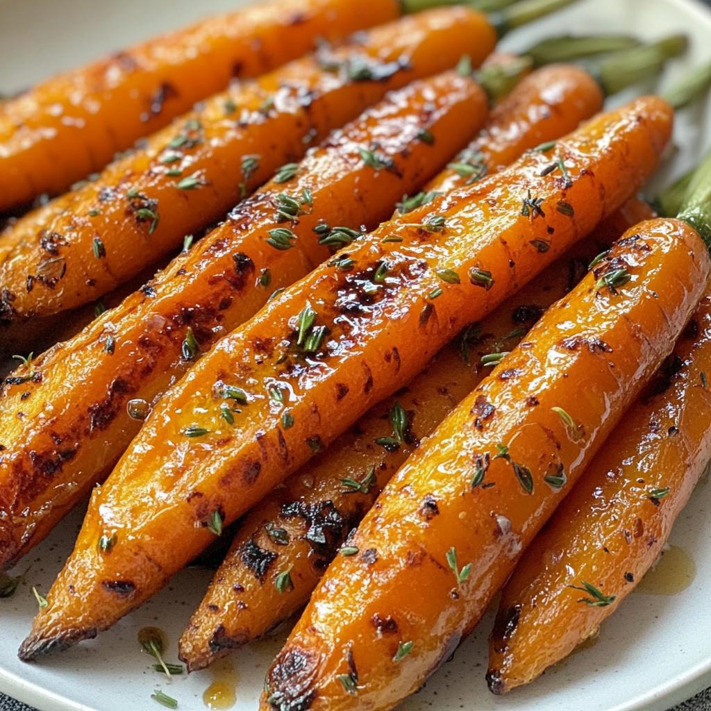 Geroosterde worteltjes met honing