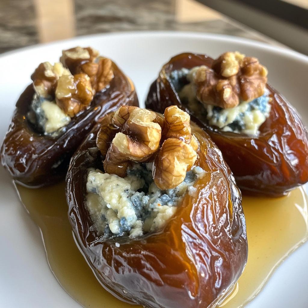 Gevulde dadels met blue cheese