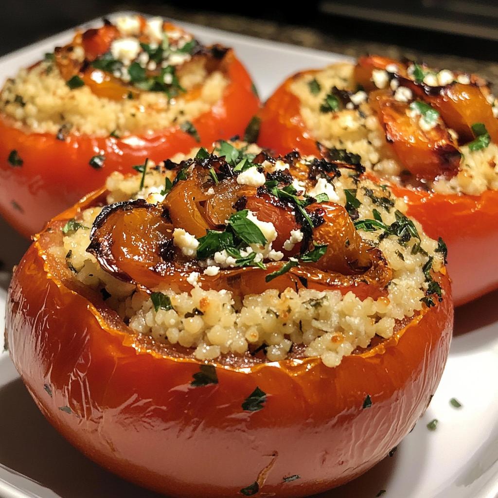 Gevulde tomaten met couscous