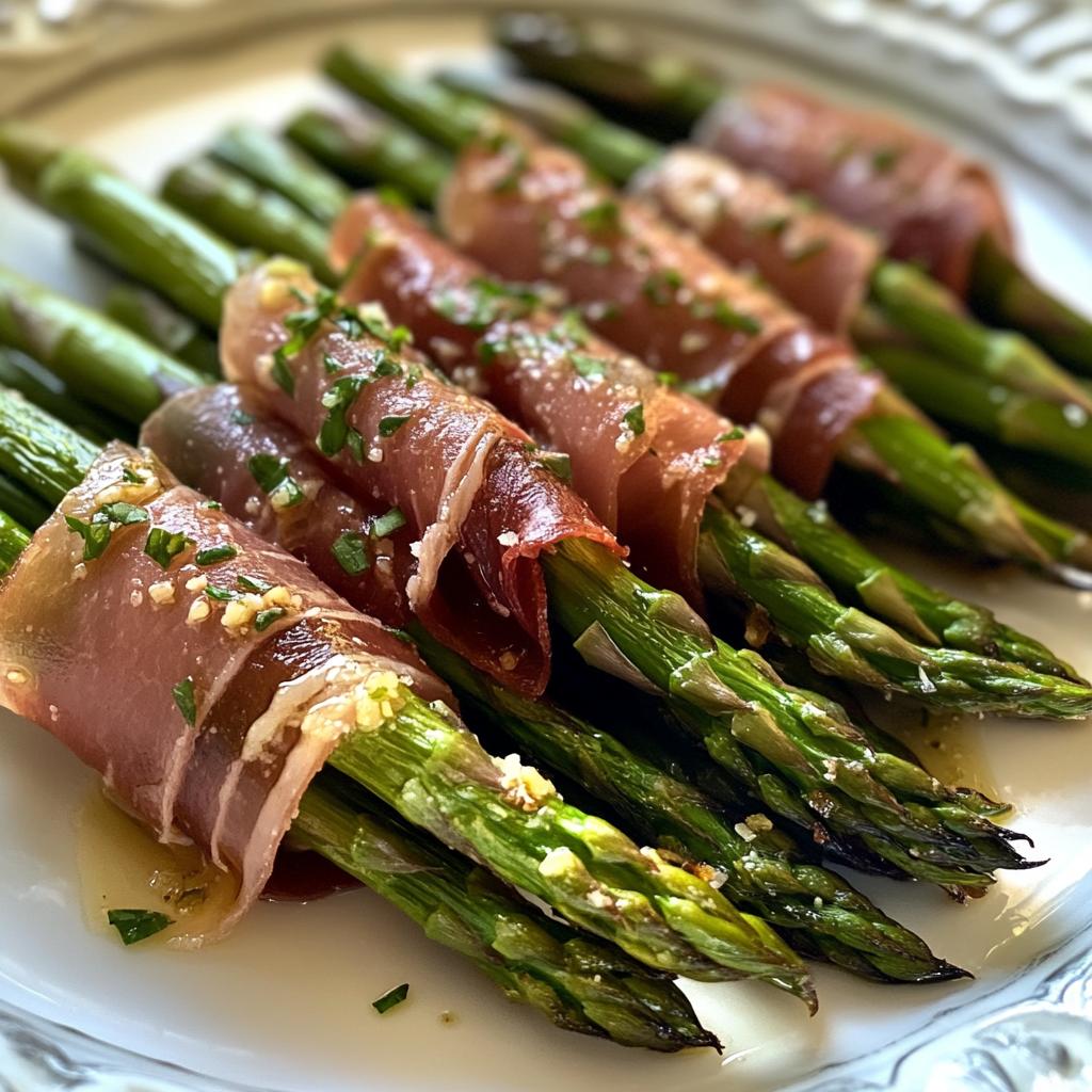 Groene asperges met prosciutto