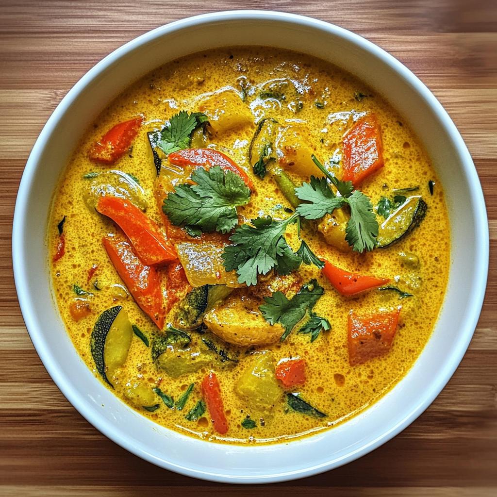 Groentecurry met kokosmelk
