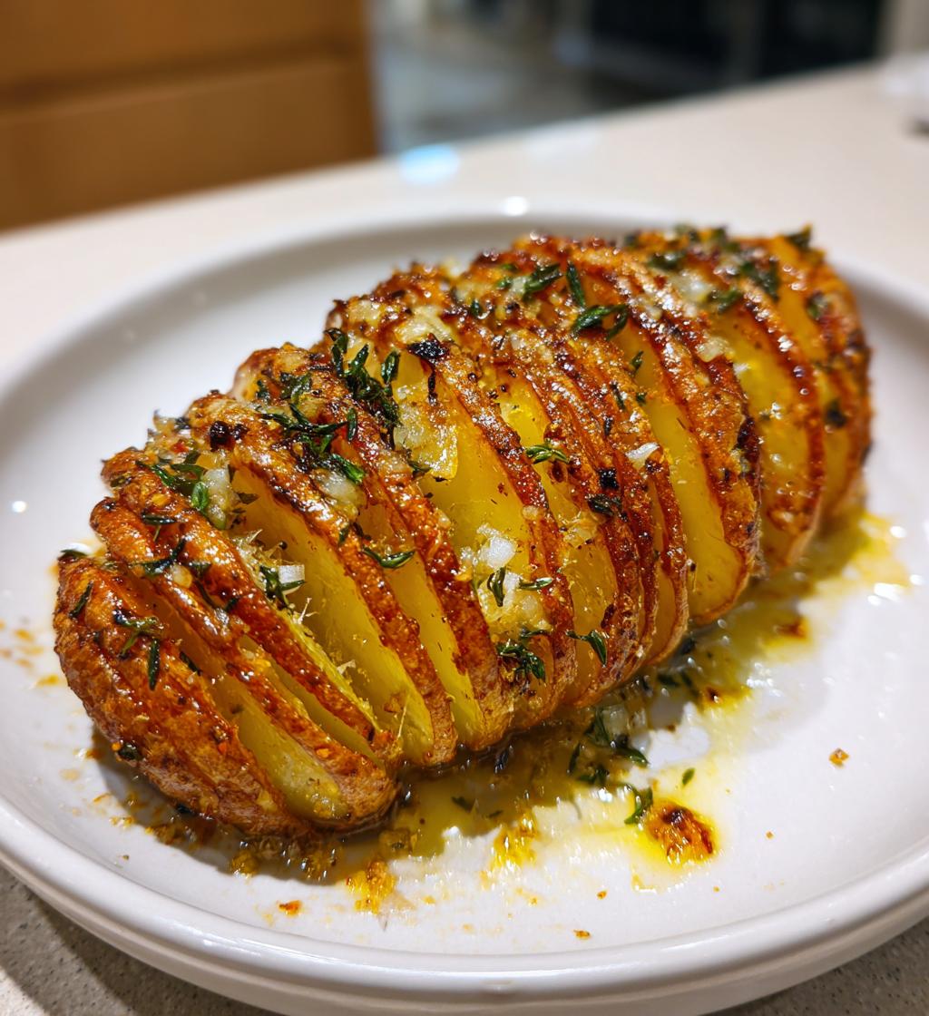 Hasselback aardappelen