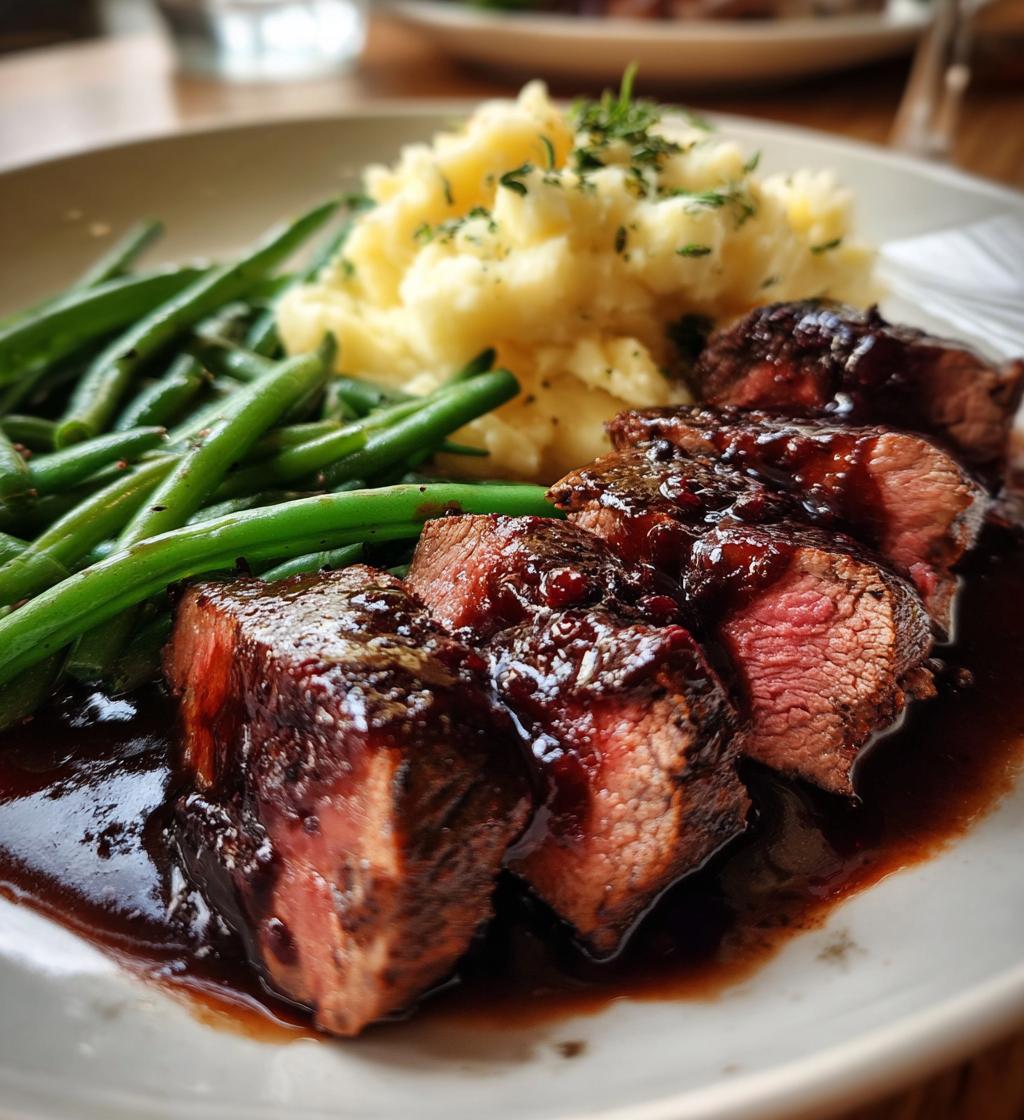 Hert met chocoladejus - detail 1