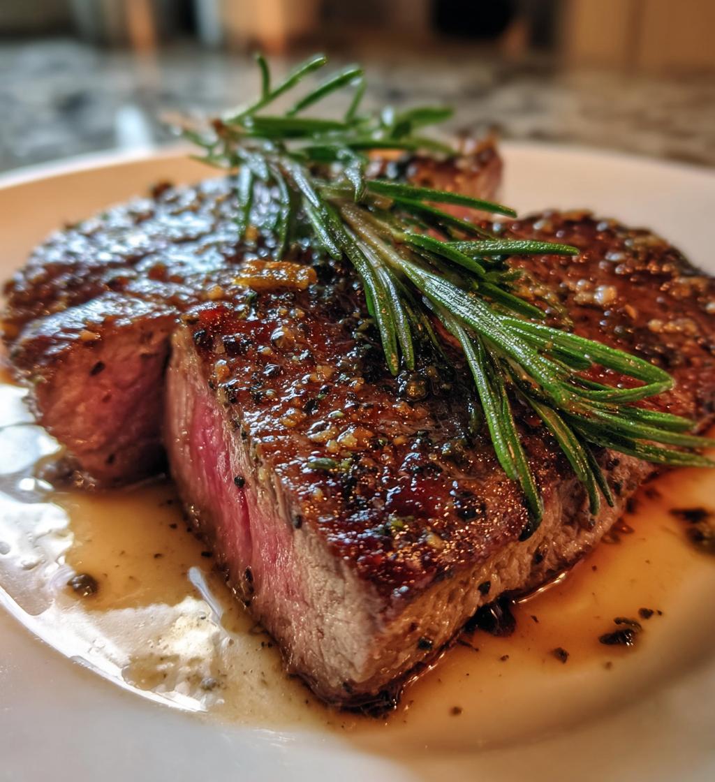 Hertenbiefstuk met rozemarijn - detail 1