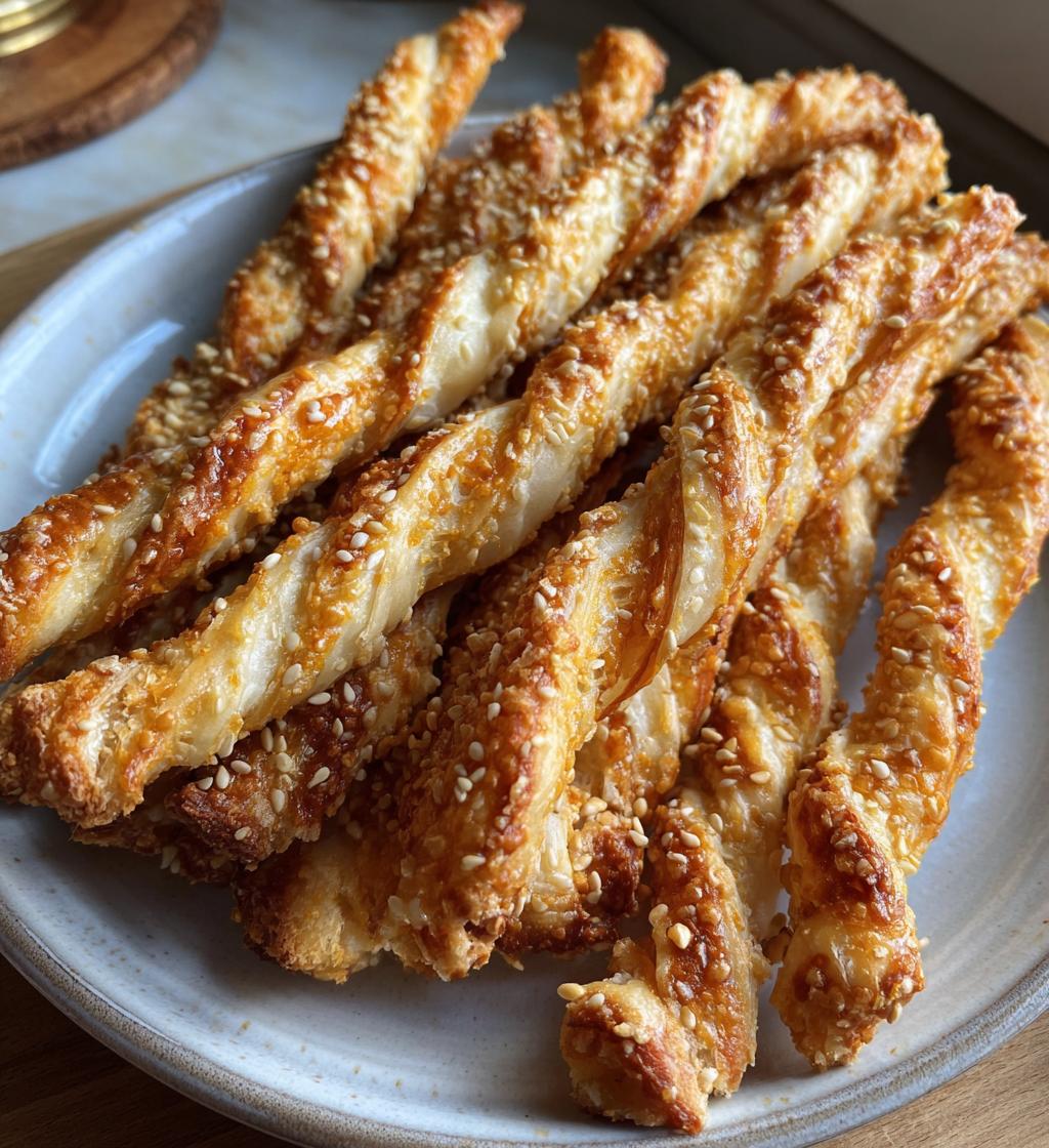 Kaasstengels met sesam