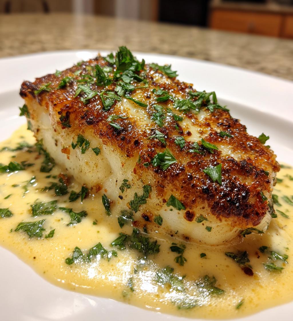 Kabeljauw met citroenroom - detail 1