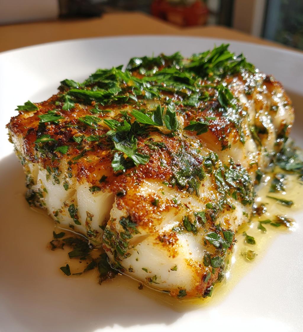 Kabeljauw met kruidenboter