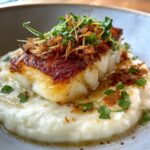 Kabeljauw met preipuree