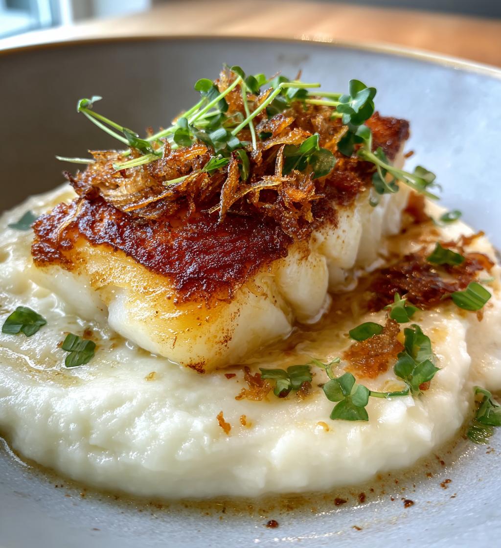 Kabeljauw met preipuree