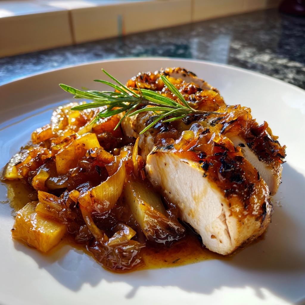 Kalkoen met appel-chutney - detail 1